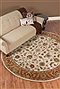 Surya Crowne White Octagon 80 X 80 Area Rug CRN6004-8OCT 800-41336 Thumb 2
