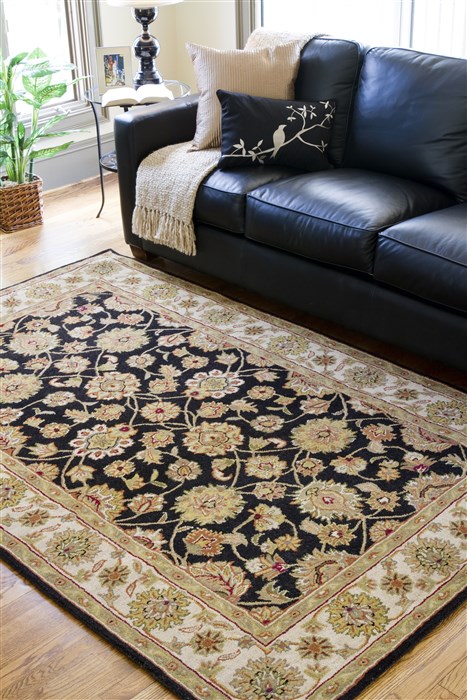 Surya Crowne Black 40 X 60 Area Rug CRN6009-46 800-41354 Image 4
