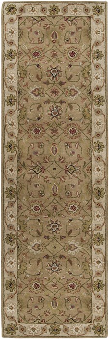 Surya Crowne White Runner 26 X 80 Area Rug CRN6010-268 800-41362 Image 0