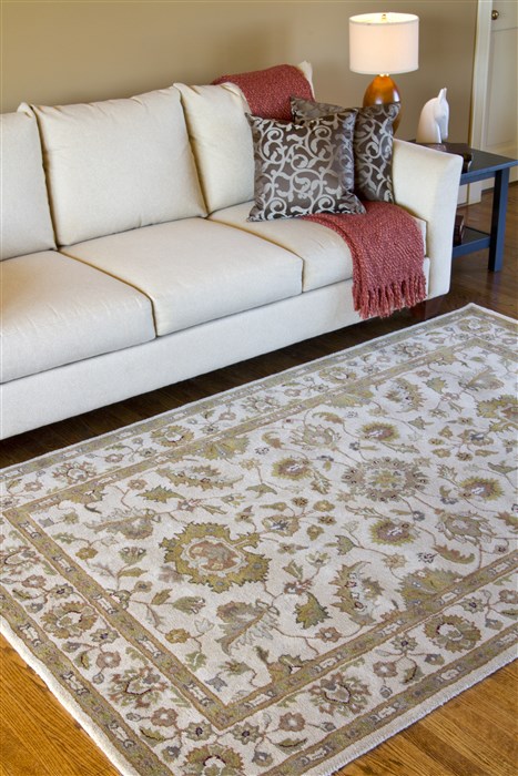 Surya Crowne White Runner 30 X 120 Area Rug CRN6011-312 800-41373 Image 2