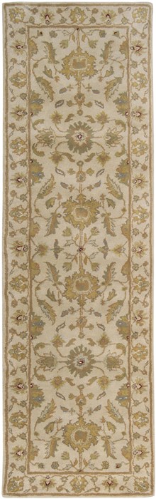 Surya Crowne White Runner 30 X 120 Area Rug CRN6011-312 800-41373 Image 0