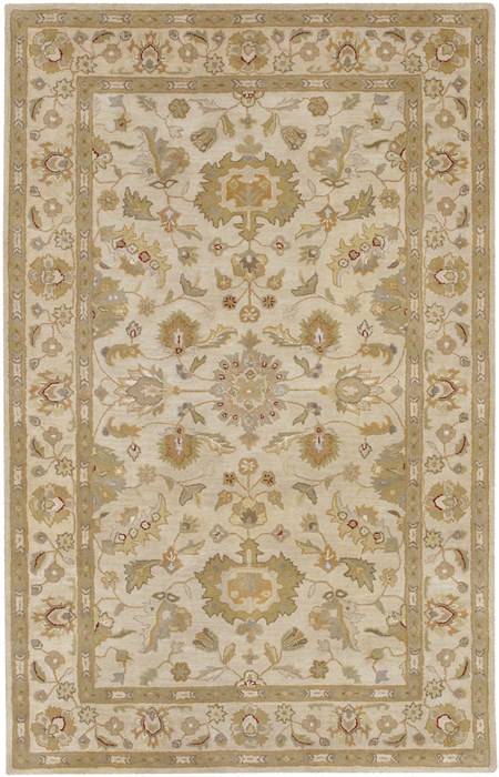 Surya Crowne White 40 X 60 Area Rug CRN6011-46 800-41374 Image 0
