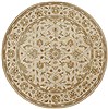 Surya Crowne White Round 80 X 80 Area Rug CRN6011-8RD 800-41379 Thumb 0