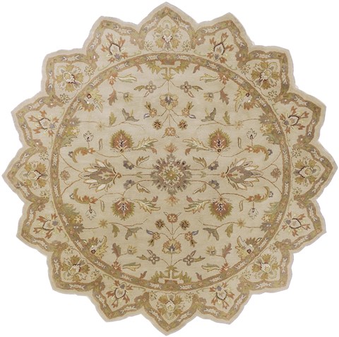 Surya Crowne White Star 80 X 80 Area Rug CRN6011-8STAR 800-41380 Image 0