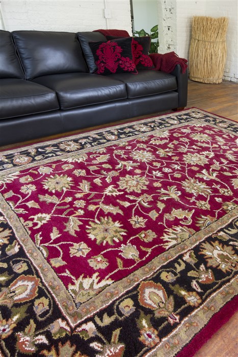 Surya Crowne Red Runner 26 X 80 Area Rug CRN6013-268 800-41384 Image 2