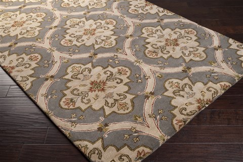 Surya Crowne Grey 50 X 80 Area Rug CRN6026-58 800-41408 Image 1