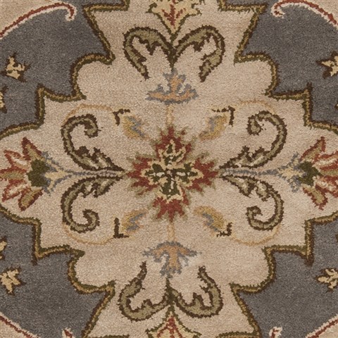 Surya Crowne Grey Round 80 X 80 Area Rug CRN6026-8RD 800-41411 Image 1