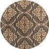 Surya Crowne Grey Round 80 X 80 Area Rug CRN6026-8RD 800-41411 Thumb 0