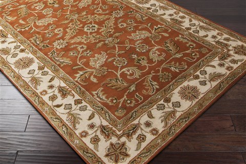 Surya Crowne Red 40 X 60 Area Rug CRN6029-46 800-41425 Image 1