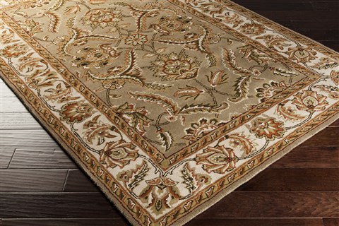 Surya Crowne Green 100 X 140 Area Rug CRN6030-1014 800-41430 Image 1