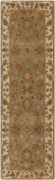 Surya Crowne Green Runner 26 X 80 Area Rug CRN6031-268 800-41441 Image 0