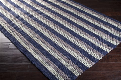 Surya Country Jutes Blue 80 X 106 Area Rug CTJ2027-8106 800-41585 Image 1