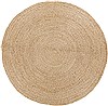 Surya Country Jutes White Round 50 X 50 Area Rug CTJ2036-5RD 800-41599 Thumb 0