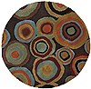 Surya Dazzle Brown Round 30 X 30 Area Rug DAZ6511-3RD 800-41717 Thumb 0