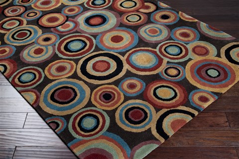 Surya Dazzle Brown 50 X 80 Area Rug DAZ6511-58 800-41718 Image 1
