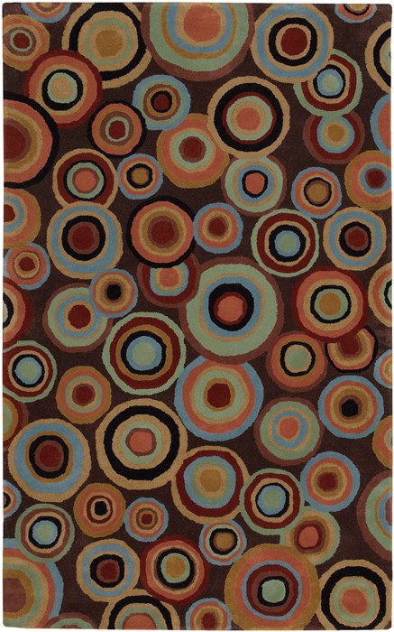 Surya Dazzle Brown 50 X 80 Area Rug DAZ6511-58 800-41718 Image 0