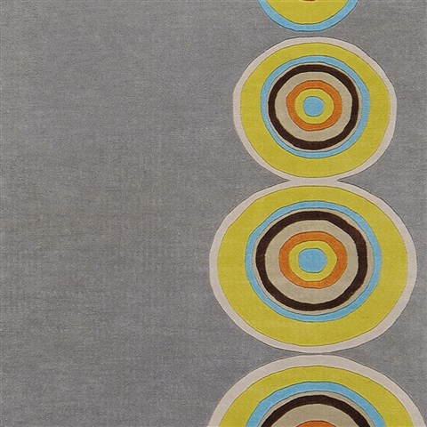 Surya Dazzle Grey Round 60 X 60 Area Rug DAZ6537-6RD 800-41727 Image 1