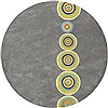 Surya Dazzle Grey Round 60 X 60 Area Rug DAZ6537-6RD 800-41727 Thumb 0