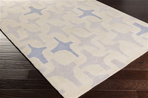 Surya Decorativa Grey 50 X 80 Area Rug DCR4001-58 800-41737 Image 1
