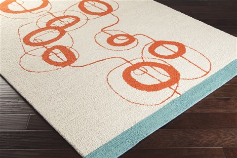 Surya Decorativa Orange 50 X 80 Area Rug DCR4016-58 800-41812 Image 1