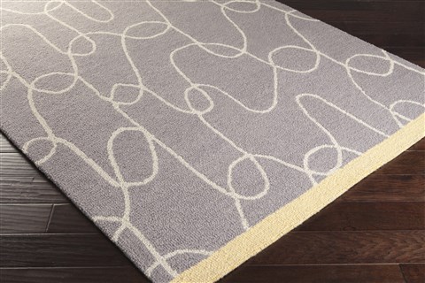Surya Decorativa Grey 50 X 80 Area Rug DCR4021-58 800-41837 Image 1