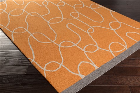 Surya Decorativa Orange 50 X 80 Area Rug DCR4022-58 800-41842 Image 1