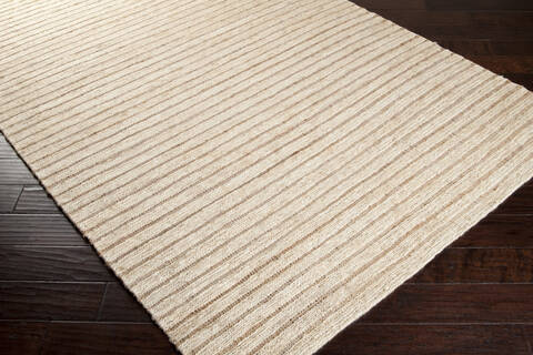 Dominican Rugs Surya Dominican White Rectangle 3x5 ft hemp Carpet 42011 | SKU 42011