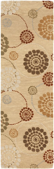 Surya Dream White Runner 26 X 80 Area Rug DST1168-268 800-42122 Image 0
