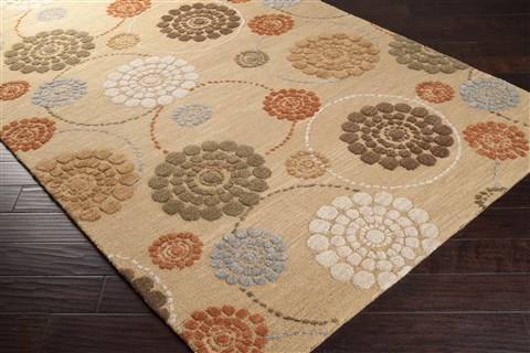 Surya Dream Orange 90 X 130 Area Rug DST1168-913 800-42127 Image 1
