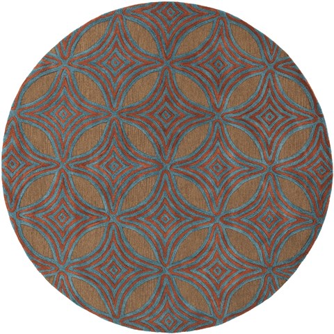 Surya Dream Brown Round 80 X 80 Area Rug DST1182-8RD 800-42202 Image 0