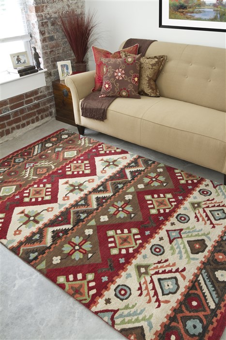 Surya Dream Red 50 X 80 Area Rug DST381-58 800-42235 Image 2
