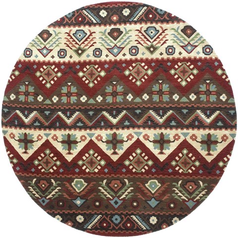 Surya Dream Red Round 80 X 80 Area Rug DST381-8RD 800-42237 Image 0