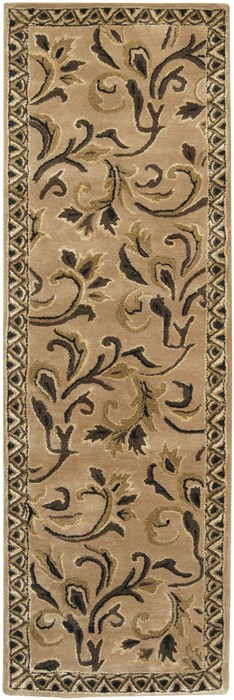 Surya Dream Black Runner 26 X 80 Area Rug DST400-268 800-42249 Image 0