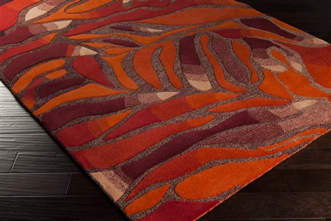 Surya Destinations Red 80 X 110 Area Rug DTN50-811 800-42259 Image 1