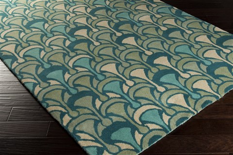 Surya Destinations Green 80 X 110 Area Rug DTN79-811 800-42404 Image 1