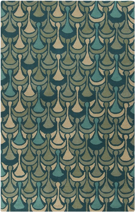 Surya Destinations Green 80 X 110 Area Rug DTN79-811 800-42404 Image 0