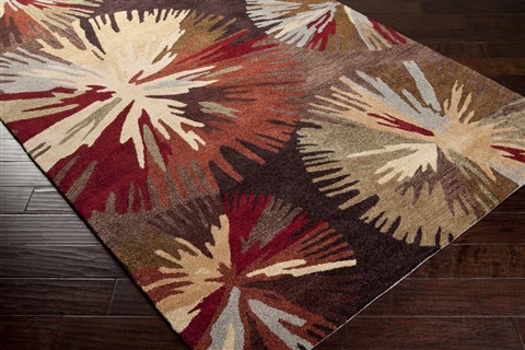 Surya Edgewood Brown 50 X 80 Area Rug EDGE8803-58 800-42411 Image 1