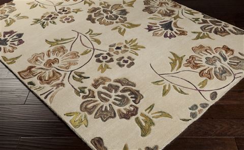 Surya Enchanted White 80 X 110 Area Rug ENC4000-811 800-42539 Image 1