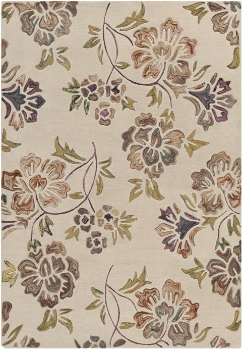 Surya Enchanted White 80 X 110 Area Rug ENC4000-811 800-42539 Image 0