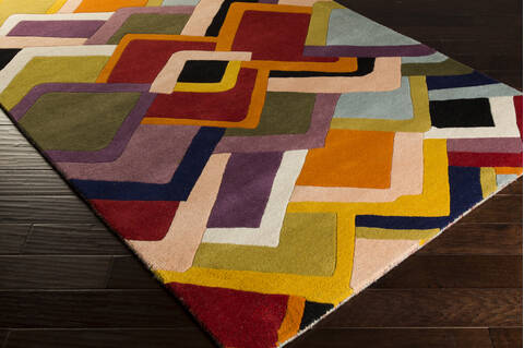 Surya Envelopes Purple 80 X 110 Area Rug ENV5000-811 800-42550 Image 1