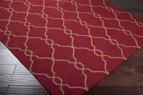 Surya Fallon Red 50 X 80 Area Rug FAL1013-58 800-43146 Image 1