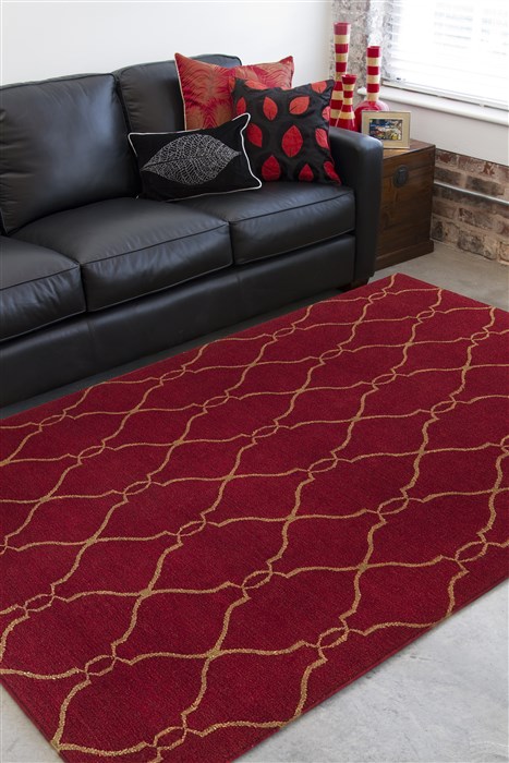 Surya Fallon Red 50 X 80 Area Rug FAL1013-58 800-43146 Image 2