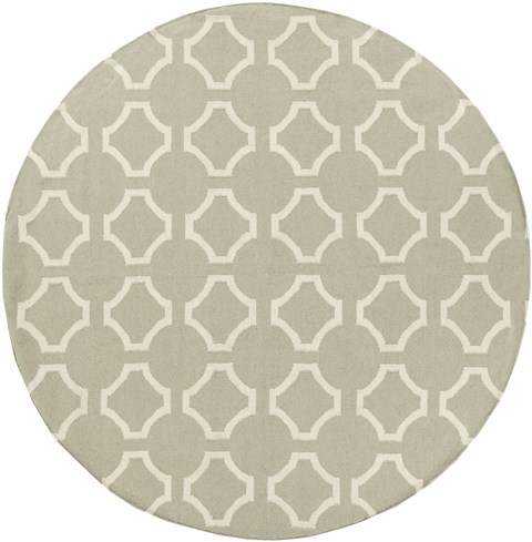 Surya Fallon White Round 80 X 80 Area Rug FAL1018-8RD 800-43167 Image 0
