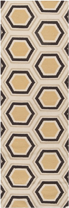 Surya Fallon Orange Runner 26 X 80 Area Rug FAL1039-268 800-43229 Image 0