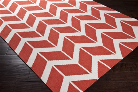 Surya Fallon Orange 20 X 30 Area Rug FAL1054-23 800-43270 Image 1