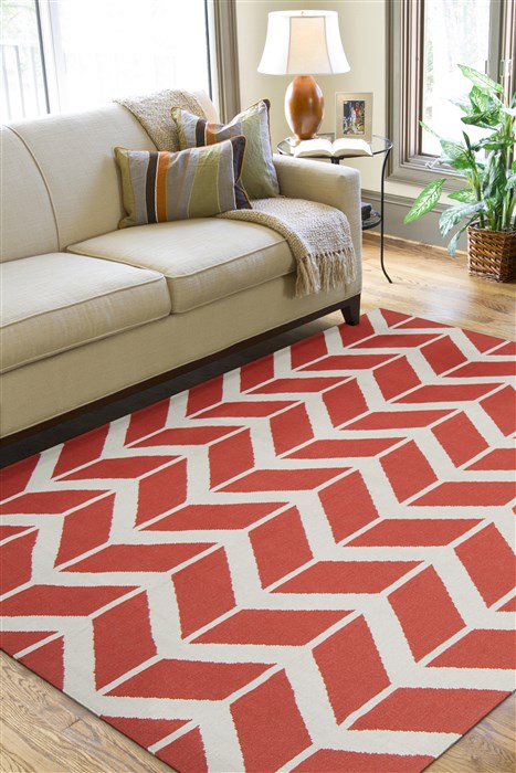 Surya Fallon Orange 20 X 30 Area Rug FAL1054-23 800-43270 Image 2
