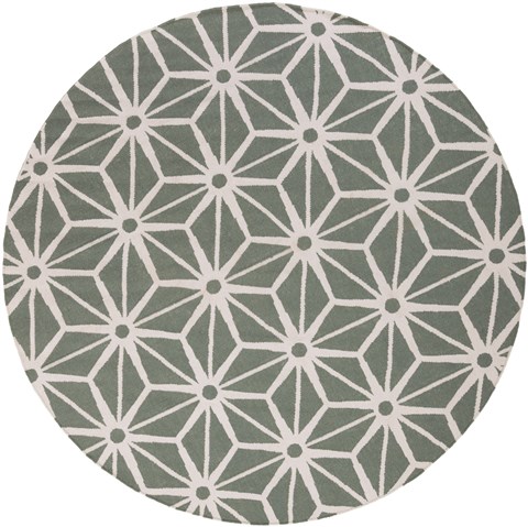 Surya Fallon Grey Round 80 X 80 Area Rug FAL1080-8RD 800-43317 Image 0
