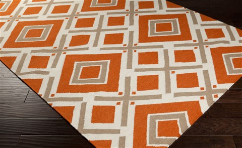 Surya Fallon Orange 20 X 30 Area Rug FAL1086-23 800-43342 Image 1