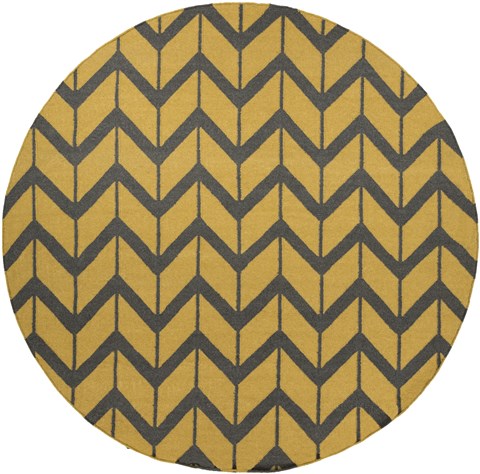 Surya Fallon Yellow Round 80 X 80 Area Rug FAL1088-8RD 800-43359 Image 0