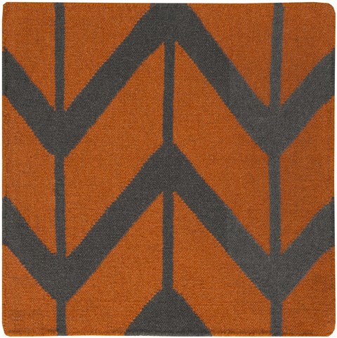 Surya Fallon Orange Round 80 X 80 Area Rug FAL1089-8RD 800-43365 Image 1